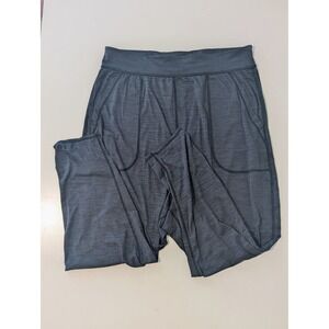Free People FP Movement Harem Jogger Pants Heathered Black Dropped Crotch Medium